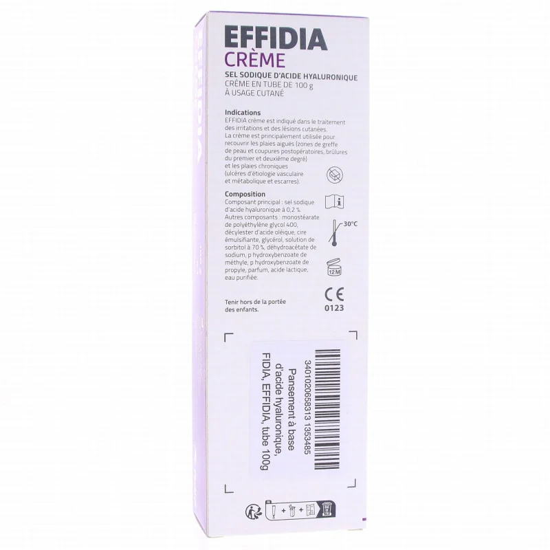 Effidia Crème apaisante protectrice peau sensible Parapharmelle