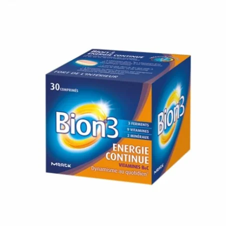 Complément alimentaire Bion Énergie Continue vitalité et tonus Parapharmelle
