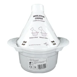 Inhalateur Cooper polyéthylène blanc