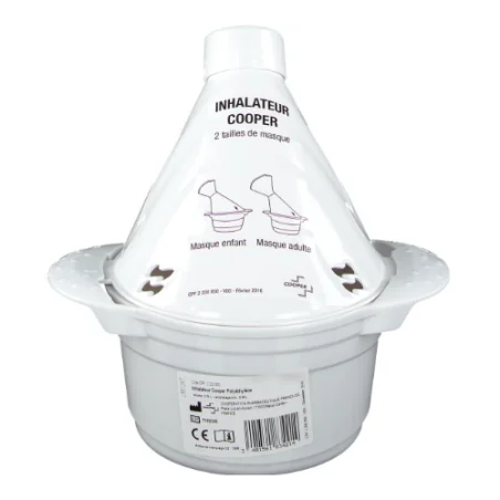 Inhalateur Cooper polyéthylène blanc