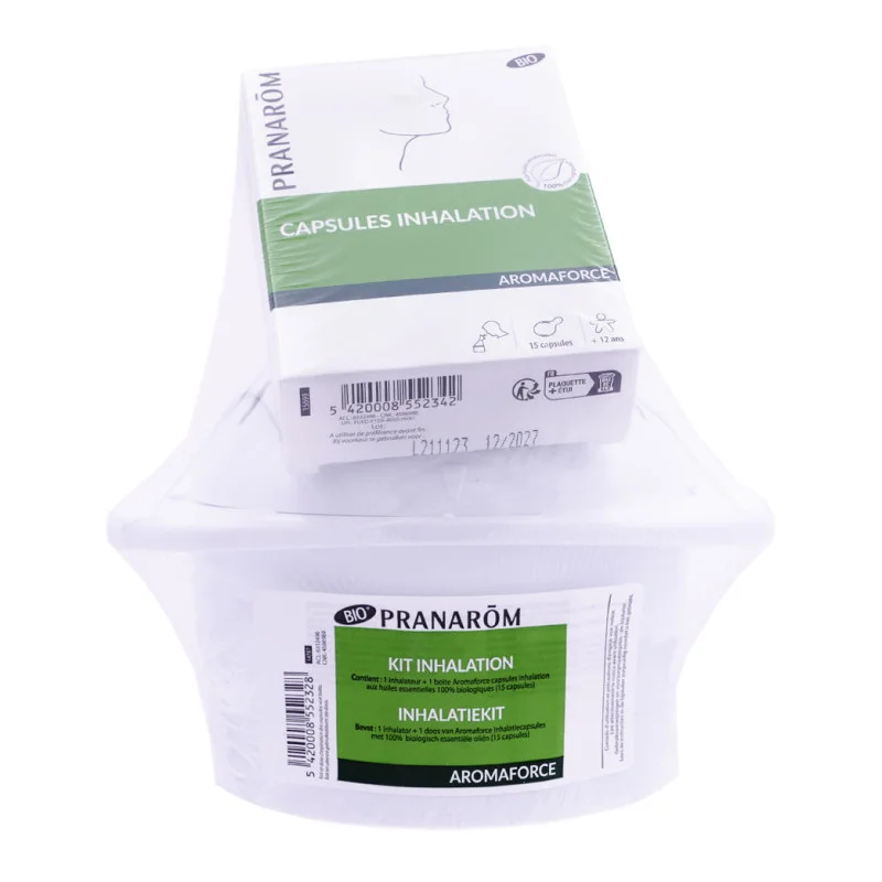 Inhalateur Aromaforce + Caps Pranarôm