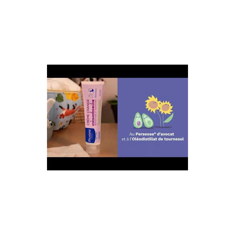 Mustela crème protectrice change fesses bébé
