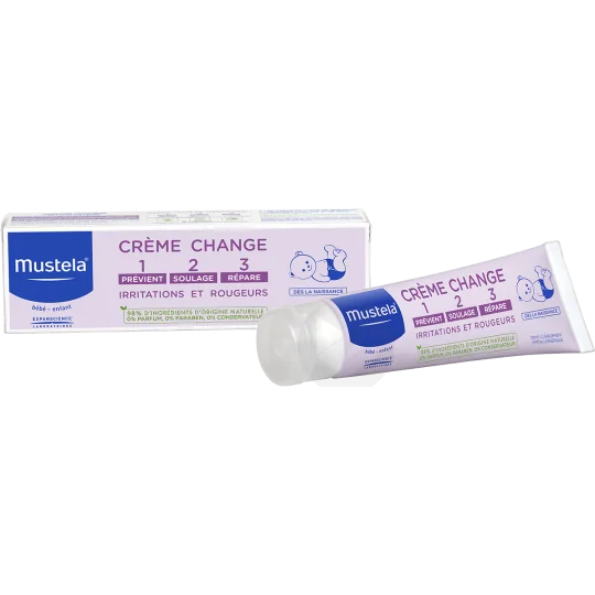 Crème change bébé Mustela 123 grand format 200ml