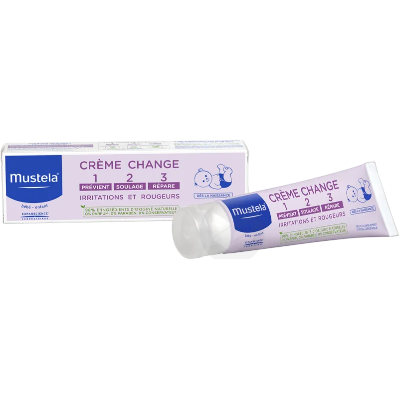 Crème change bébé Mustela 123 grand format 200ml