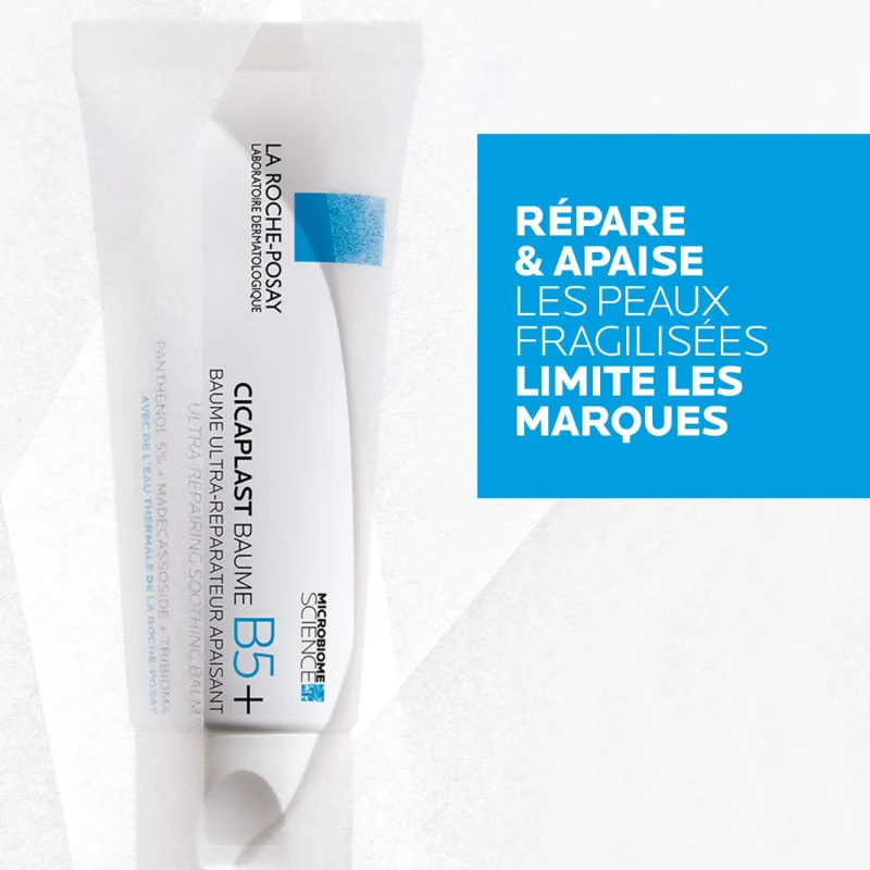 Cicaplast Baume B5 La Roche-Posay application visage corps