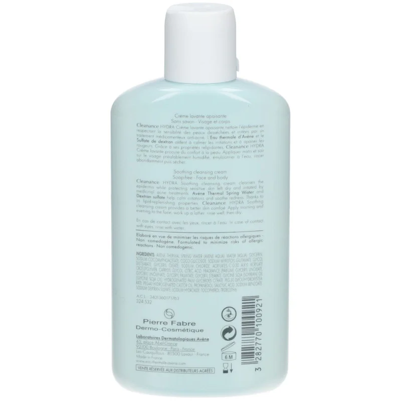 Nettoyant doux Cleanance Hydra peaux desséchées