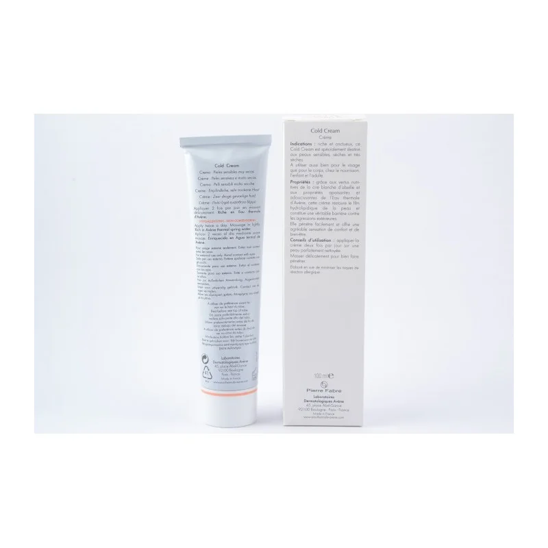 Crème Cold Cream Avène nutrition intense peau sensible Crème Cold Cream Avène nutrition intense peau sensible