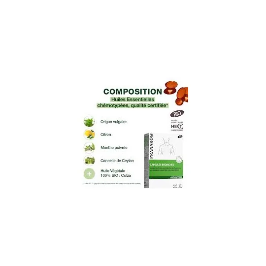 Aromaforce Pranarom bronches huiles essentielles