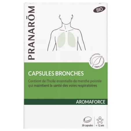 Pranarom Aromaforce bronches confort respiratoire