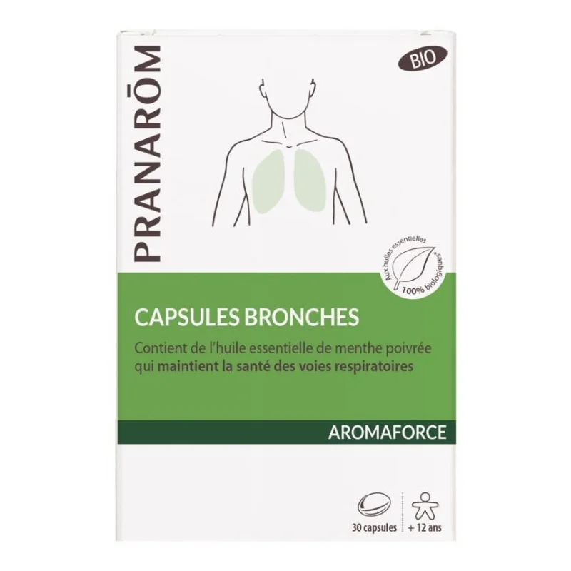 Pranarom Aromaforce bronches confort respiratoire