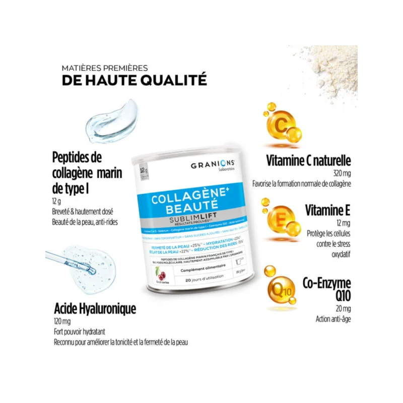 collagene marin beaute sublimlift granions poudre