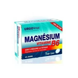 Complément alimentaire Go Vital Magnésium et Vitamine B6 boîte de 45 comprimés