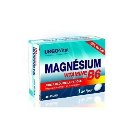 Complément alimentaire Go Vital Magnésium et Vitamine B6 boîte de 45 comprimés