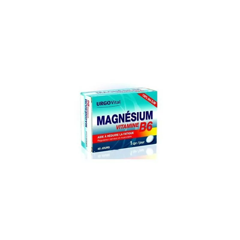 Complément alimentaire Go Vital Magnésium et Vitamine B6 boîte de 45 comprimés