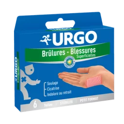 Urgo Brulures Tulle 5x5cm B/6