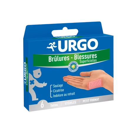 Urgo Brulures Tulle 5x5cm B/6